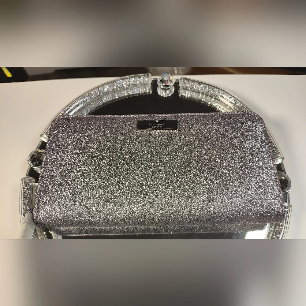 Kate Spade New York Kenzie Boxed Glitter Large Continental Wallet - Picture 4 of 11